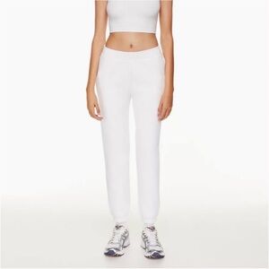 Aritzia Women's White sweat Pants